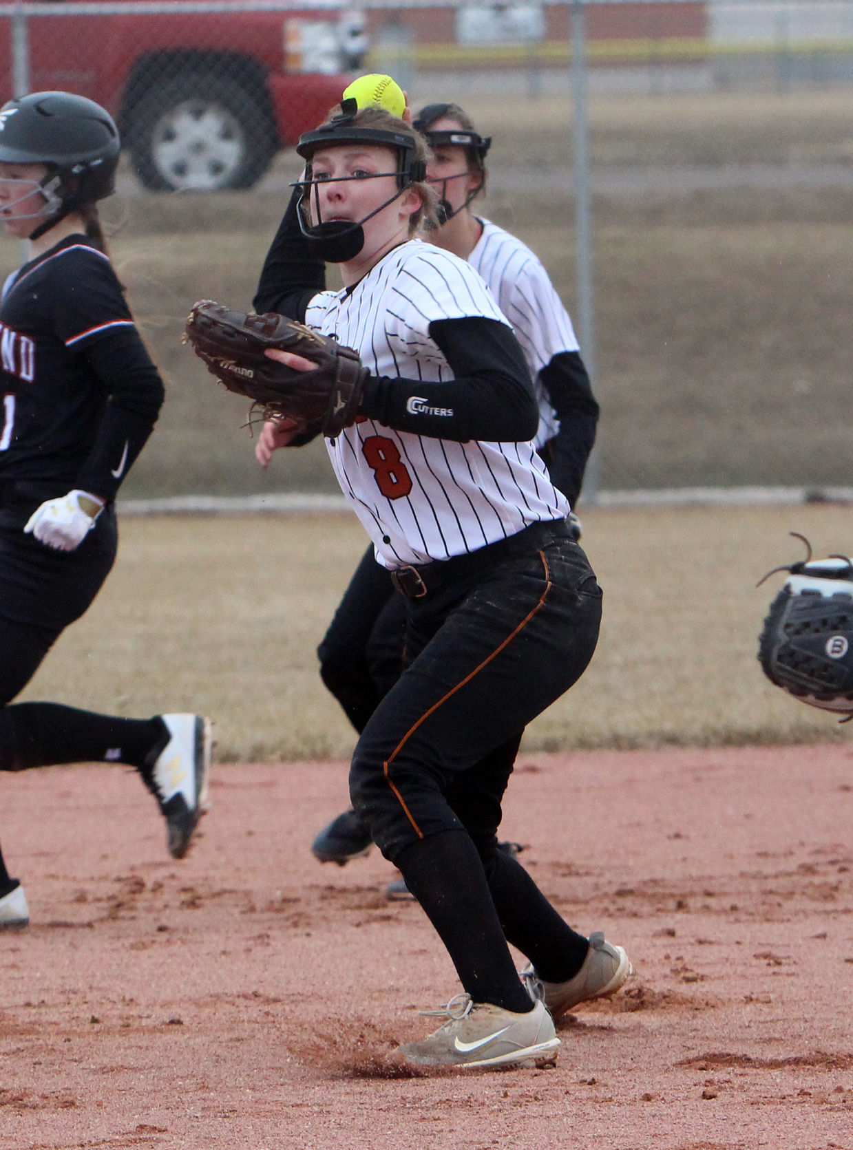 Elk Mound at Bloomer softball 4-4-19